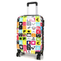 Чемодан малый S Madisson Snowball 36820T поликарбонат Разноцветный