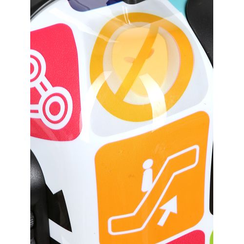 Чемодан малый S Madisson Snowball 36820T поликарбонат Разноцветный