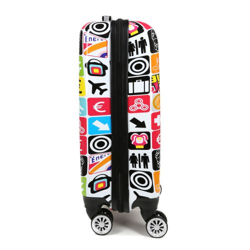 Чемодан малый S Madisson Snowball 36820T поликарбонат Разноцветный