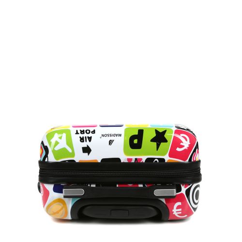 Чемодан малый S Madisson Snowball 36820T поликарбонат Разноцветный