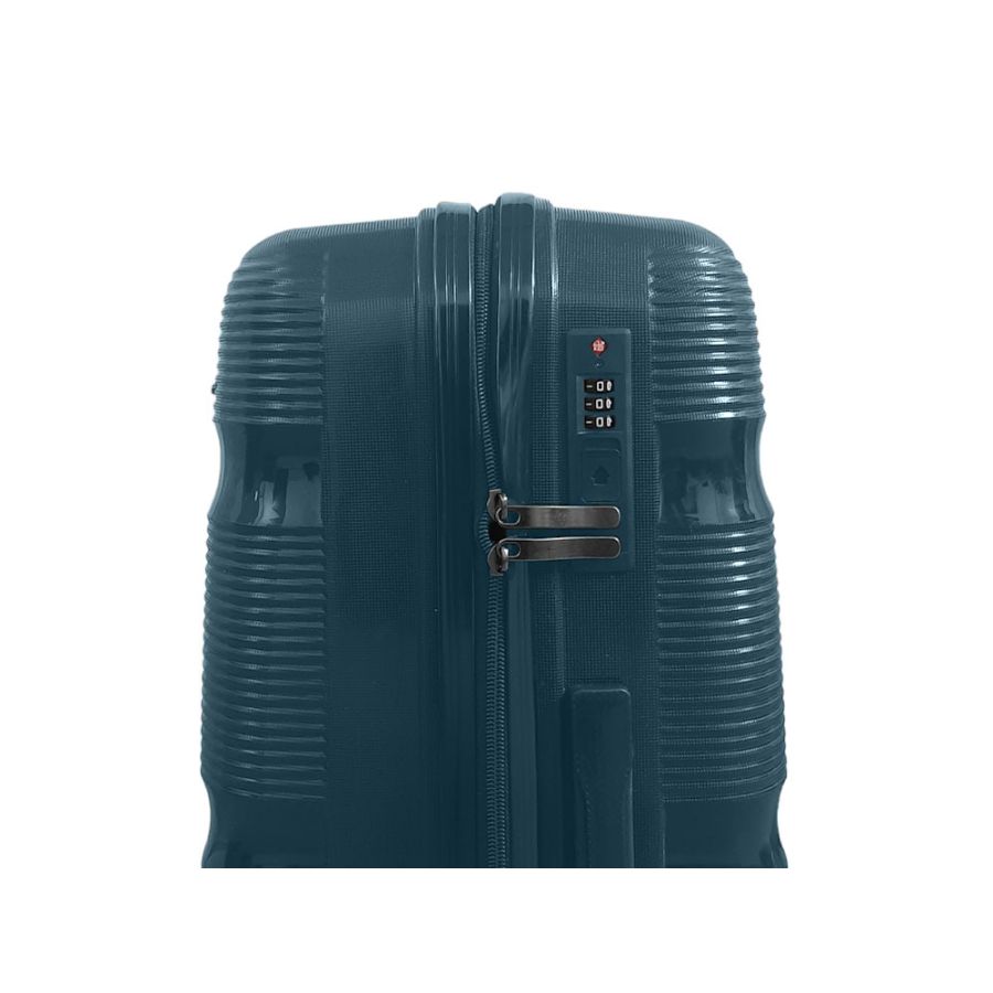 Чемодан большой Milano bag 0307 полипропилен Морская волна