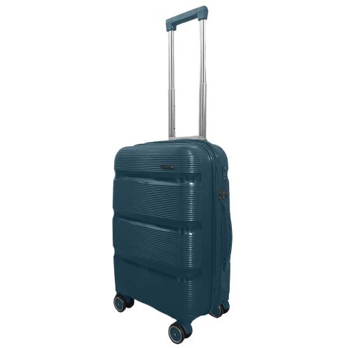 Чемодан маленький под ручную кладь Milano bag 0307 полипропилен Морская волна