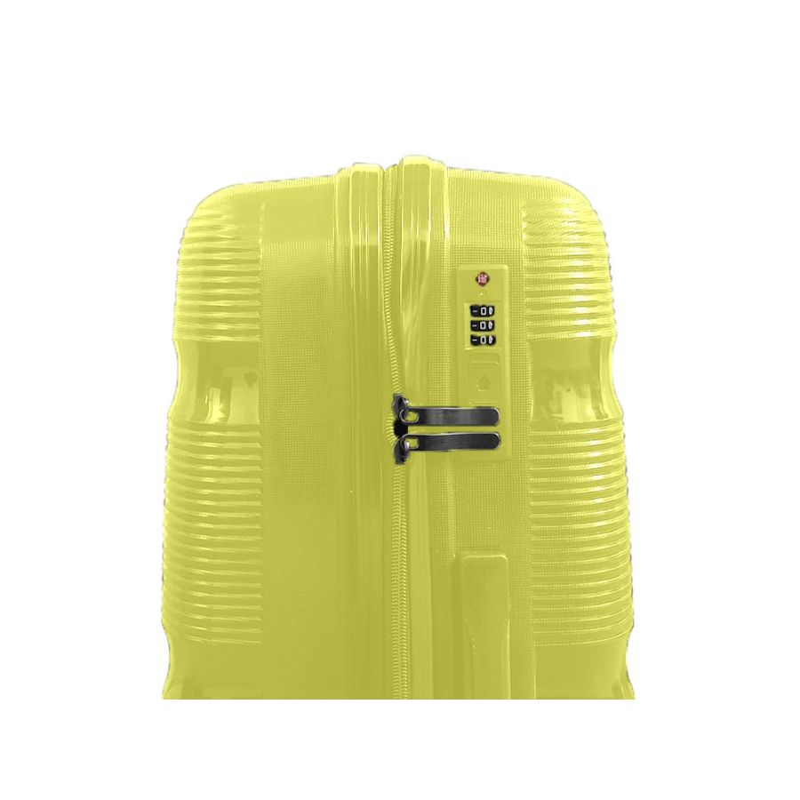 Чемодан средний Milano bag 0307 полипропилен Желтый
