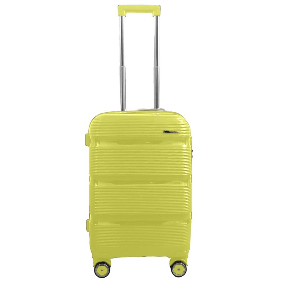 Чемодан маленький под ручную кладь Milano bag 0307 полипропилен Желтый