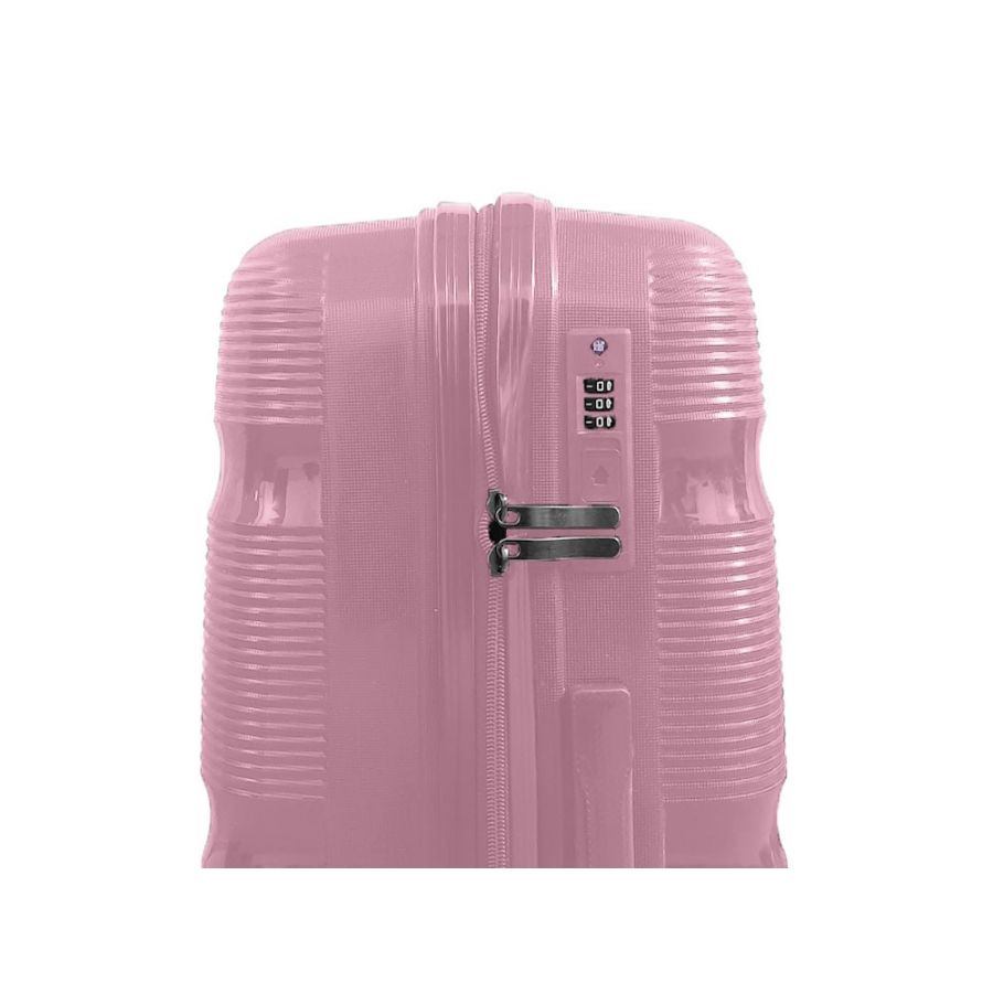 Чемодан большой Milano bag 0307 полипропилен Розовый