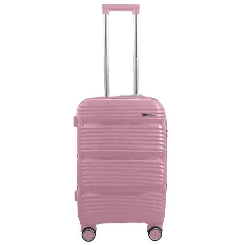 Чемодан маленький под ручную кладь Milano bag 0307 полипропилен Розовый