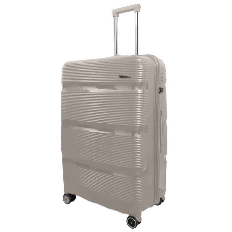 Чемодан большой Milano bag 0307 полипропилен Шампань