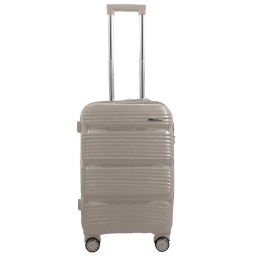 Чемодан маленький под ручную кладь Milano bag 0307 полипропилен Шампань