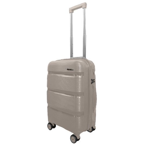 Чемодан маленький под ручную кладь Milano bag 0307 полипропилен Шампань