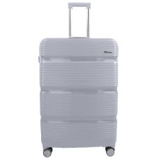 Чемодан большой Milano bag 0307 полипропилен Серебряный