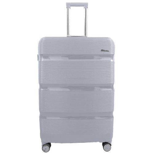Чемодан большой Milano bag 0307 полипропилен Серебряный