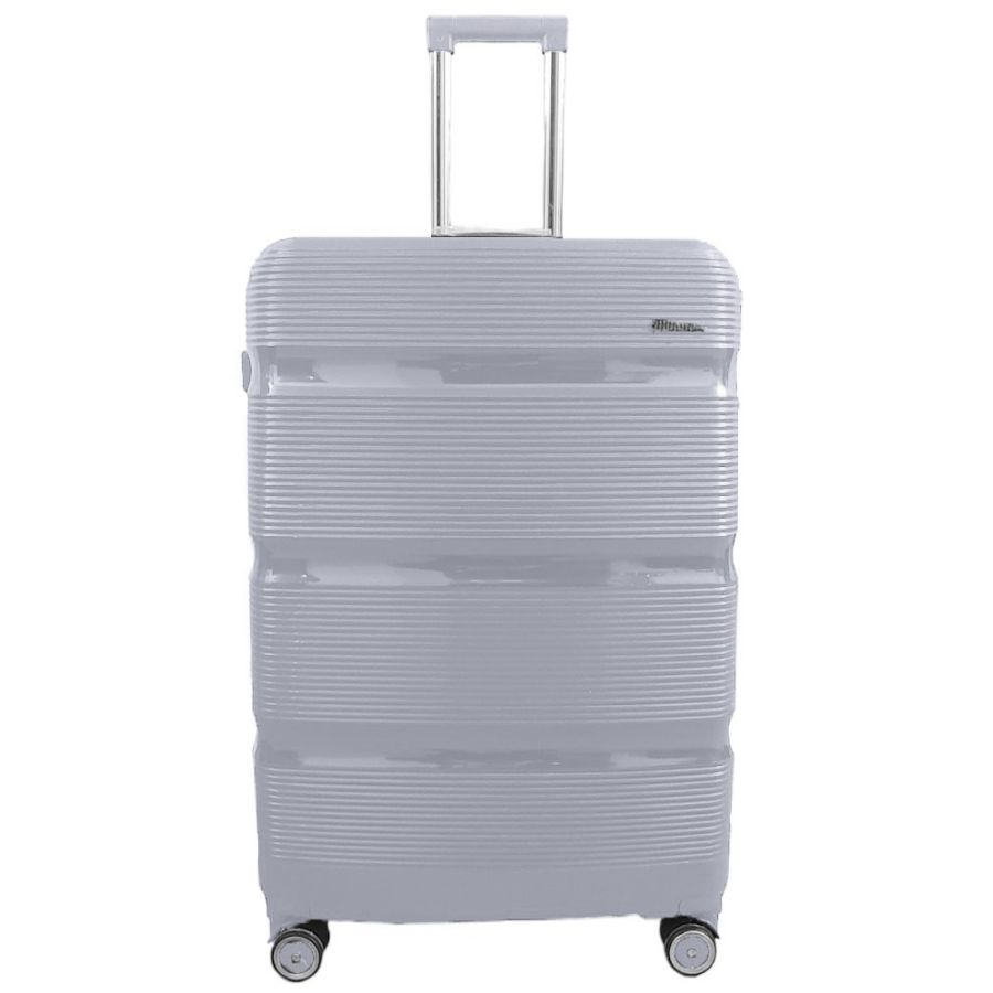Чемодан большой Milano bag 0307 полипропилен Серебряный