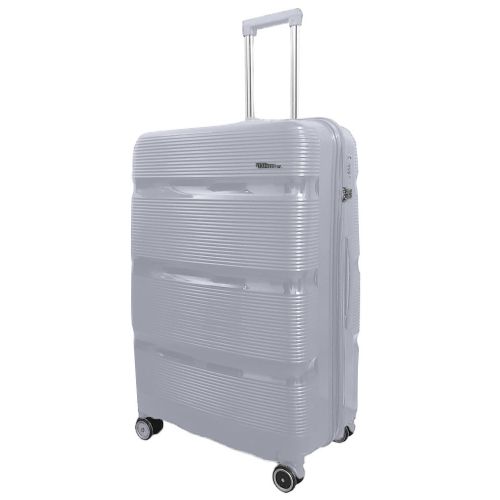Чемодан большой Milano bag 0307 полипропилен Серебряный