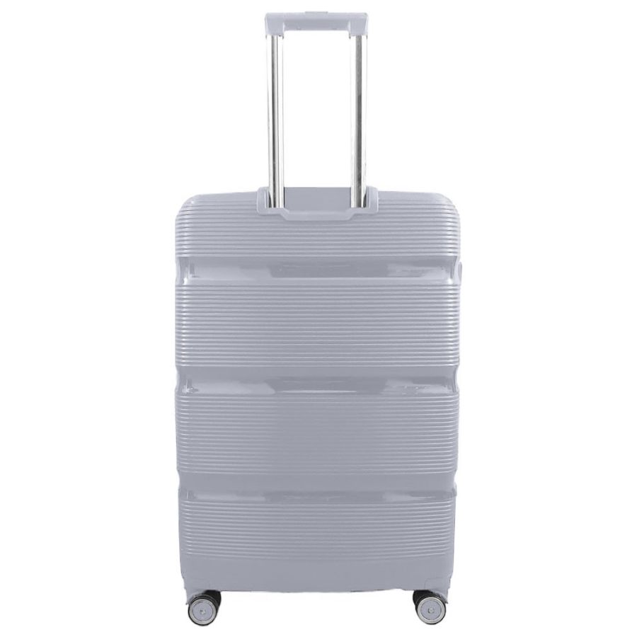 Чемодан большой Milano bag 0307 полипропилен Серебряный