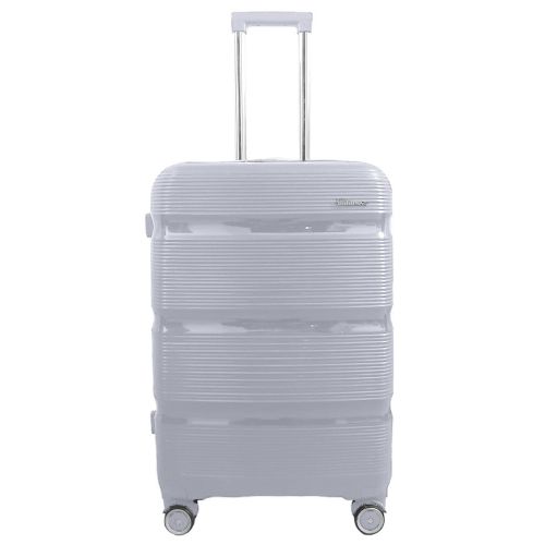 Чемодан средний Milano bag 0307 полипропилен Серебряный