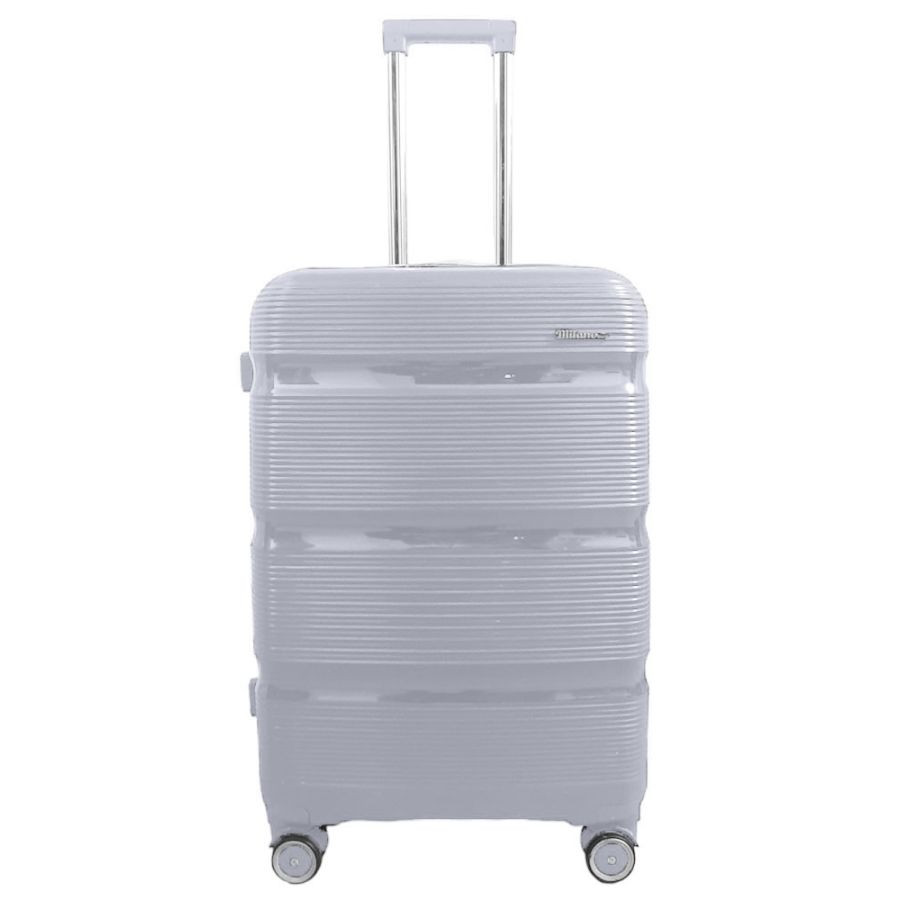 Чемодан средний Milano bag 0307 полипропилен Серебряный