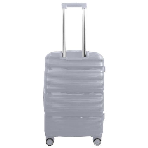 Чемодан средний Milano bag 0307 полипропилен Серебряный