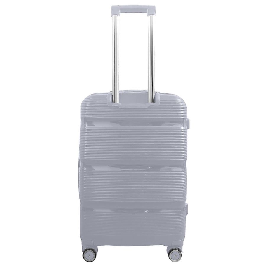 Чемодан средний Milano bag 0307 полипропилен Серебряный