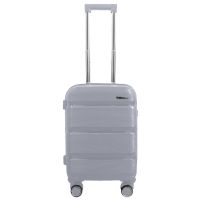 Мини чемодан под ручную кладь Milano bag 0307 полипропилен Серебряный