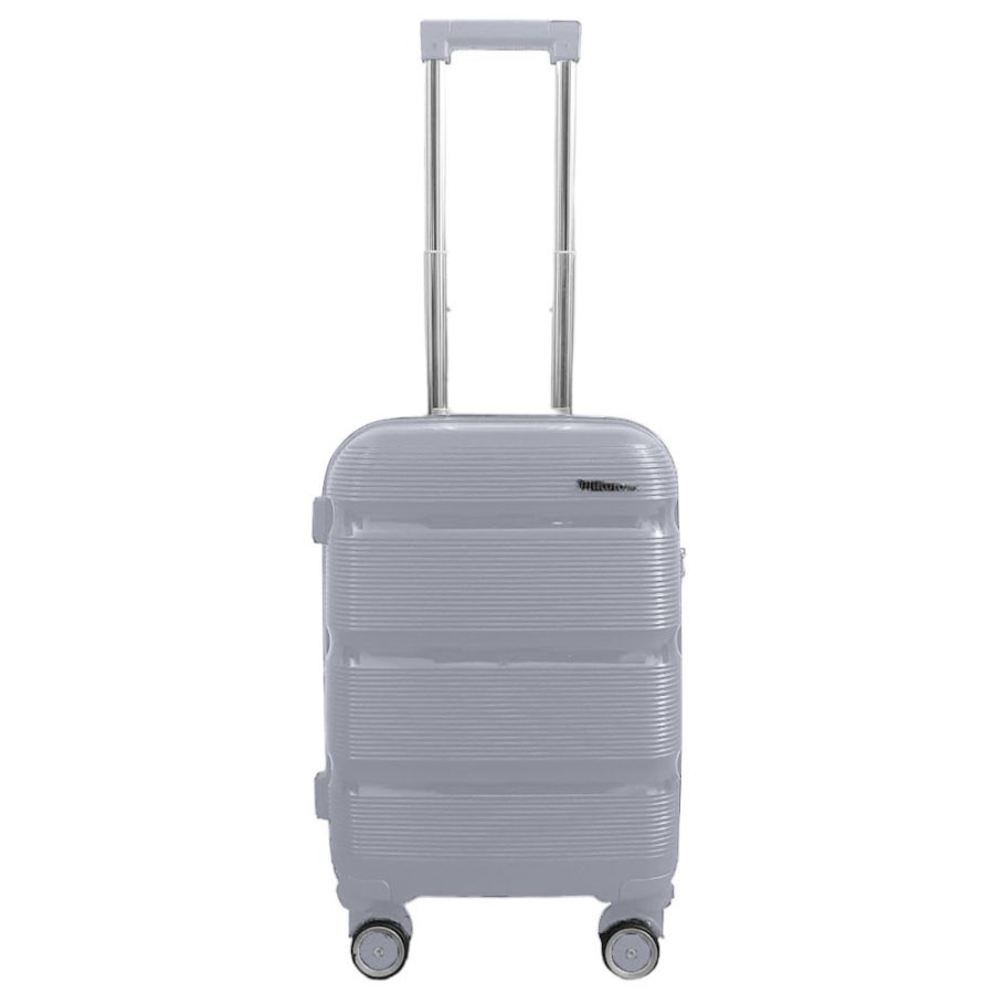 Мини чемодан под ручную кладь Milano bag 0307 полипропилен Серебряный
