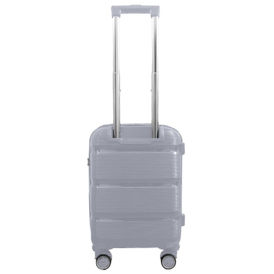 Мини чемодан под ручную кладь Milano bag 0307 полипропилен Серебряный