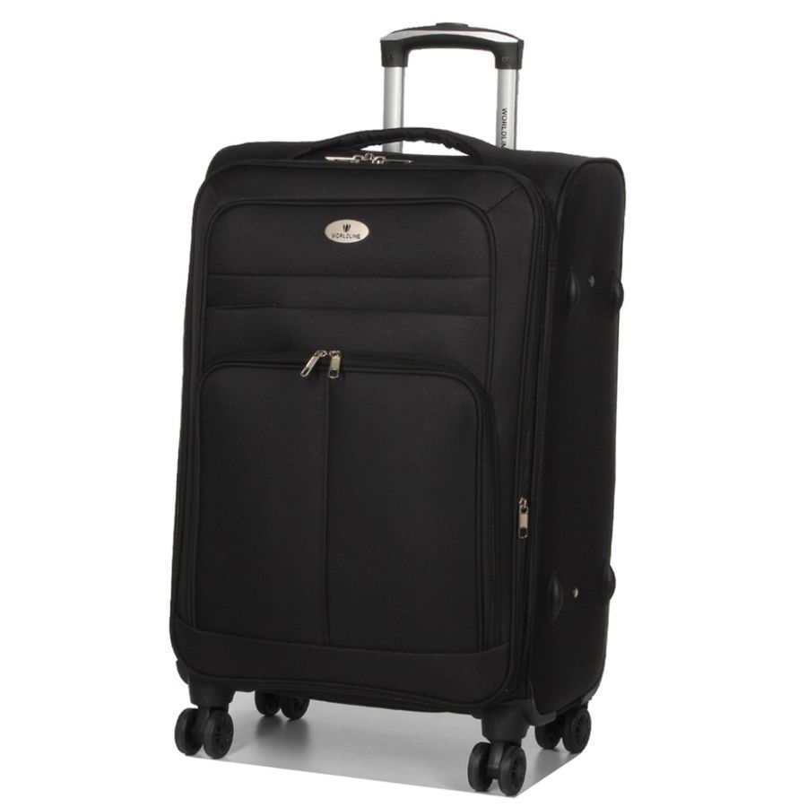 Чемодан средний M Worldline Airtex 619 полиэстер Чёрный