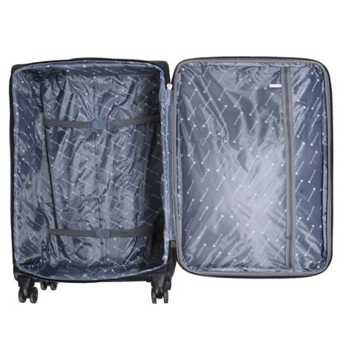 Чемодан средний M Worldline Airtex 619 полиэстер Чёрный