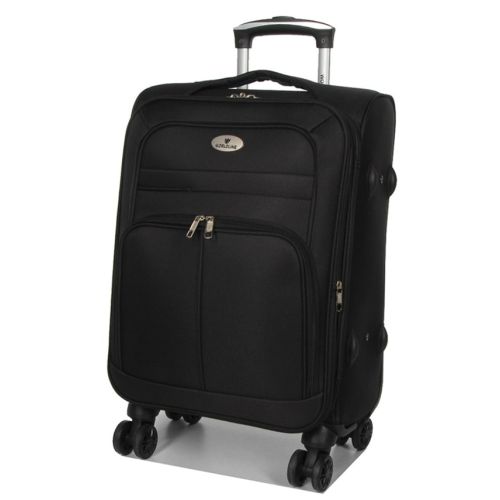 Чемодан маленький S Worldline Airtex 619 ручная кладь Чёрный