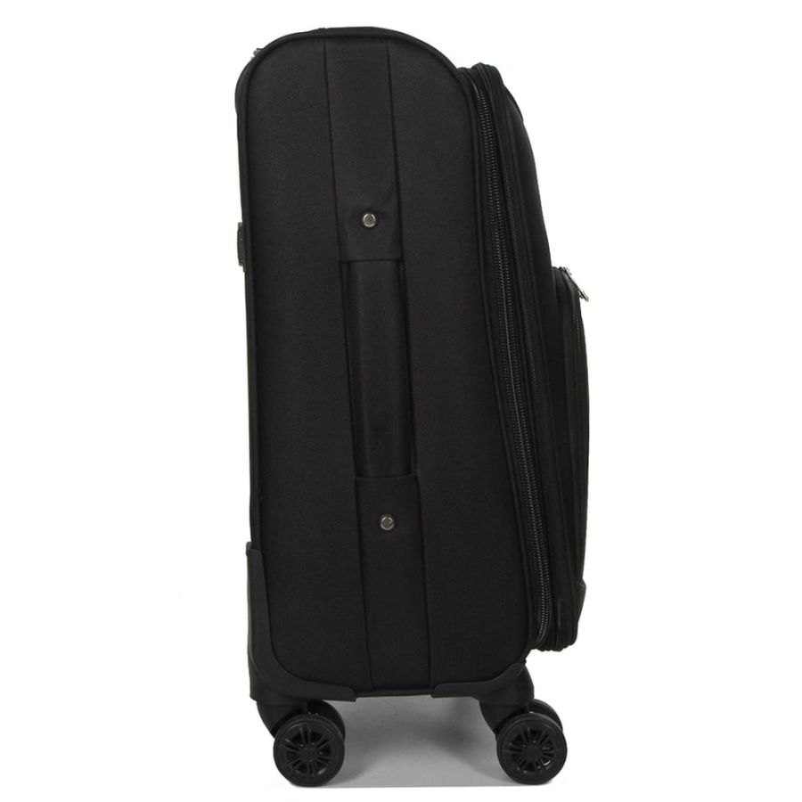Чемодан маленький S Worldline Airtex 619 ручная кладь Чёрный