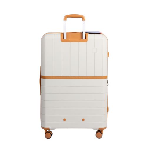 Чемодан средний M Snowball 49403 полипропилен Белый