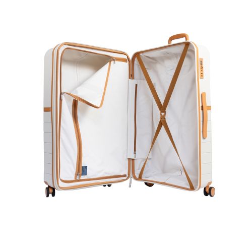 Чемодан большой L Snowball 49403 полипропилен Белый