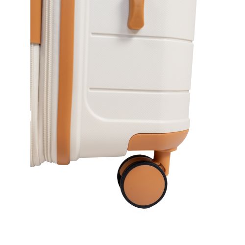 Чемодан большой L Snowball 49403 полипропилен Белый