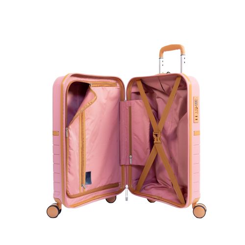 Чемодан средний M Snowball 49403 полипропилен Розовое золото