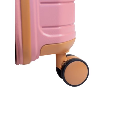 Чемодан средний M Snowball 49403 полипропилен Розовое золото