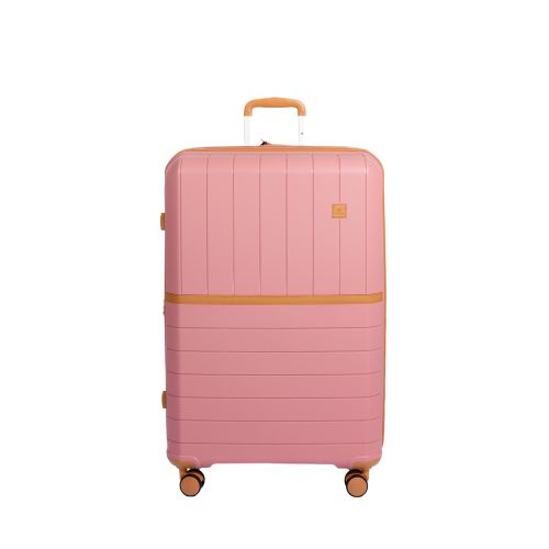 Чемодан большой L Snowball 49403 полипропилен Розовое золото