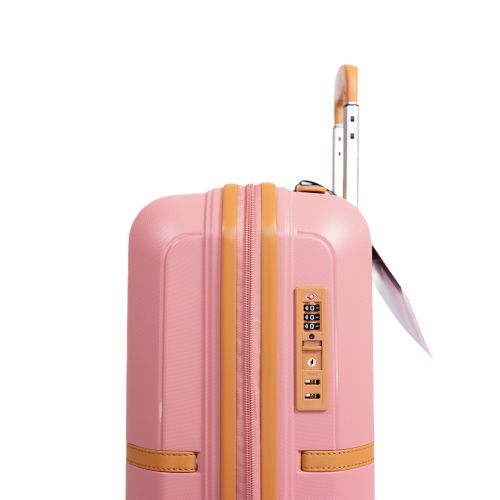 Чемодан большой L Snowball 49403 полипропилен Розовое золото