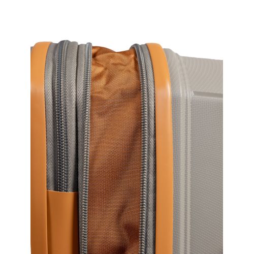 Чемодан большой L Snowball 49403 полипропилен Серый