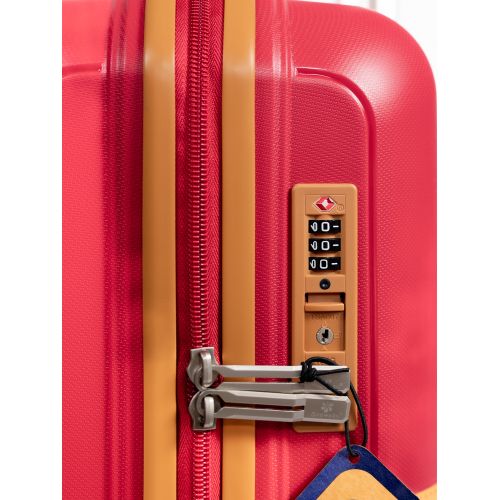 Чемодан средний M Snowball 49403 полипропилен Красный