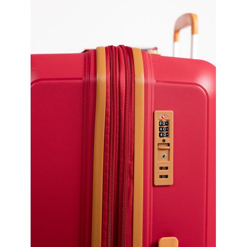 Чемодан большой L Snowball 49403 полипропилен Красный