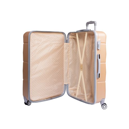 Чемодан Carbon 147A Большой L Шампань