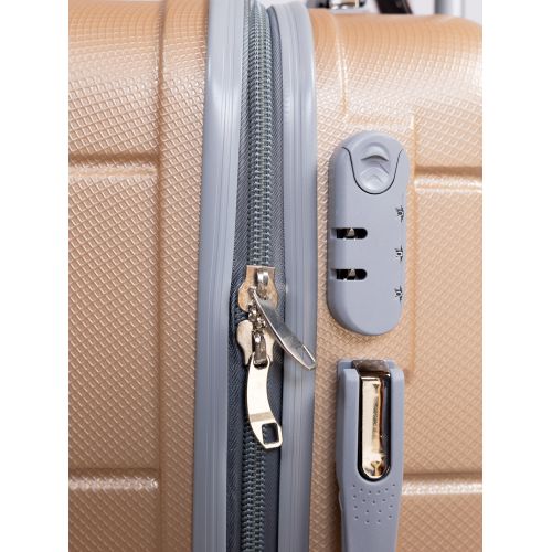 Чемодан Carbon 147A Большой L Шампань