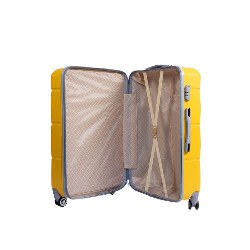 Чемодан Carbon 147A Средний M Желтый