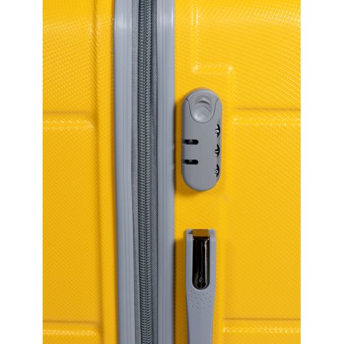 Чемодан Carbon 147A Средний M Желтый