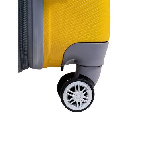 Чемодан Carbon 147A Средний M Желтый