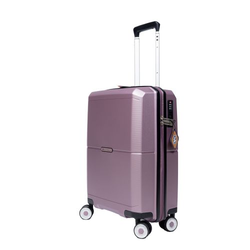 Чемодан маленький S под ручную кладь Snowball 49103 полипропилен Фиолетовый