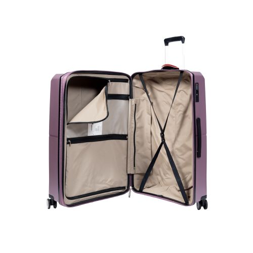 Чемодан маленький S под ручную кладь Snowball 49103 полипропилен Фиолетовый