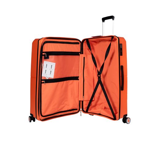 Чемодан большой L Snowball 49103 полипропилен Оранжевый