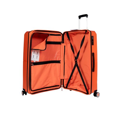 Чемодан маленький S под ручную кладь Snowball 49103 полипропилен Оранжевый