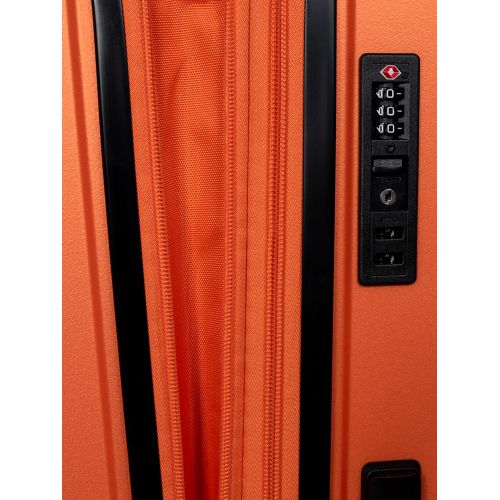 Чемодан маленький S под ручную кладь Snowball 49103 полипропилен Оранжевый