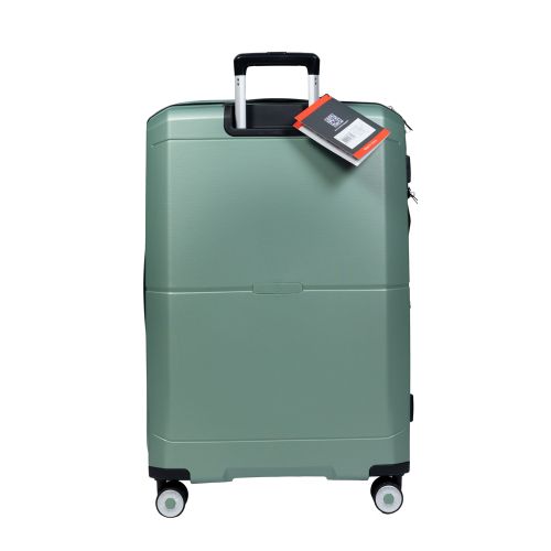 Чемодан большой L Snowball 49103 полипропилен Зелёный